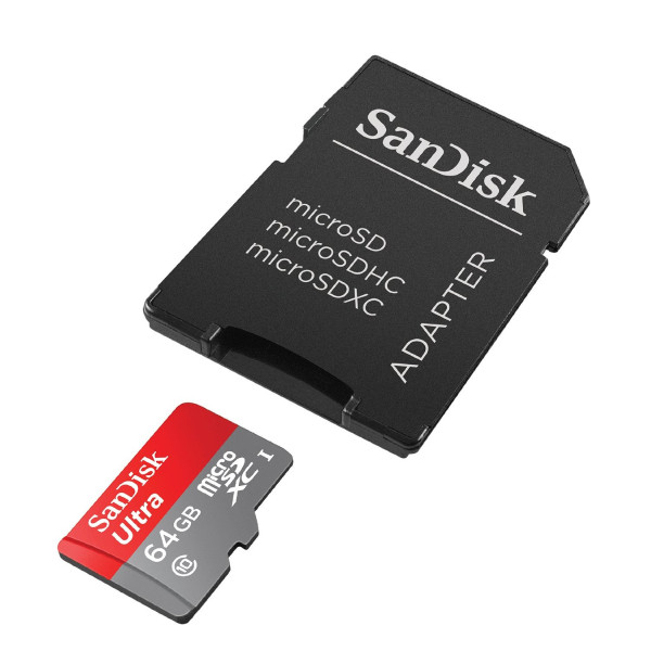 Карта пам'яті SanDisk 64 ГБ microSDXC C10 UHS-I R80 МБ/с Ultra Android